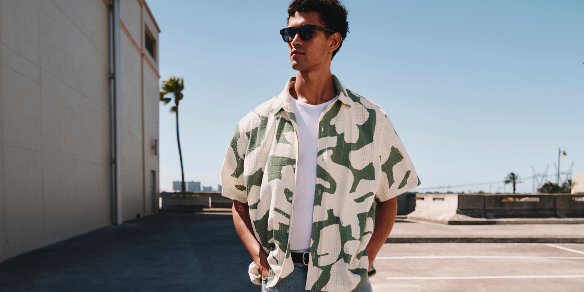 Man wearing casual shirt