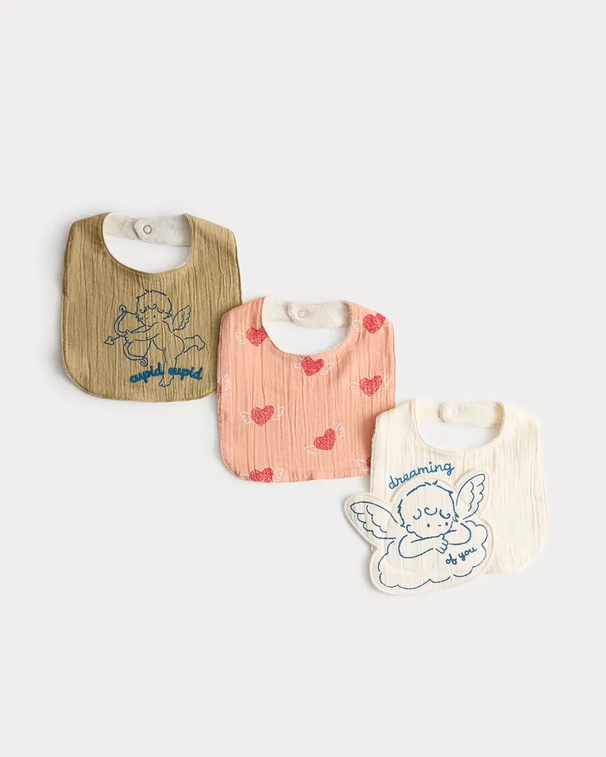 Cupid baby bibs M&S kidswear