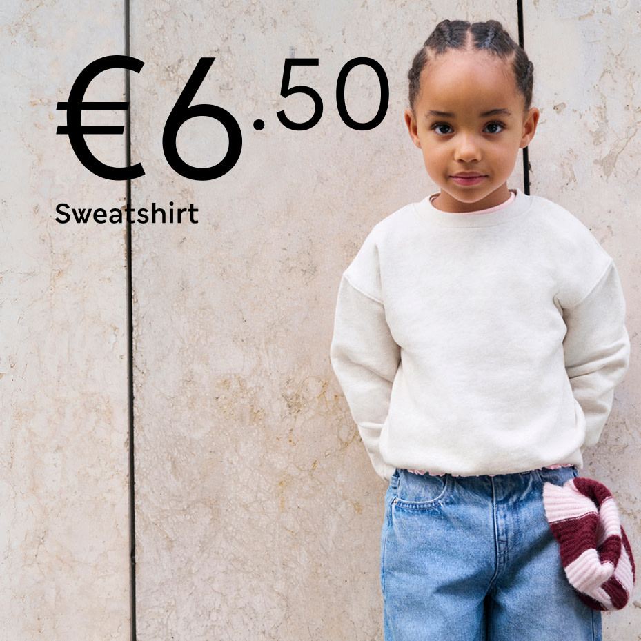 Girl in white sweatshirt