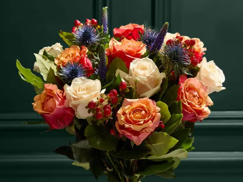 A bouquet of autumn flowers