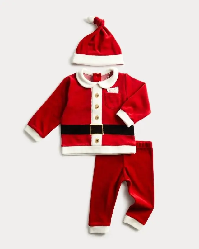 A Santa suit for babies and toddlers
