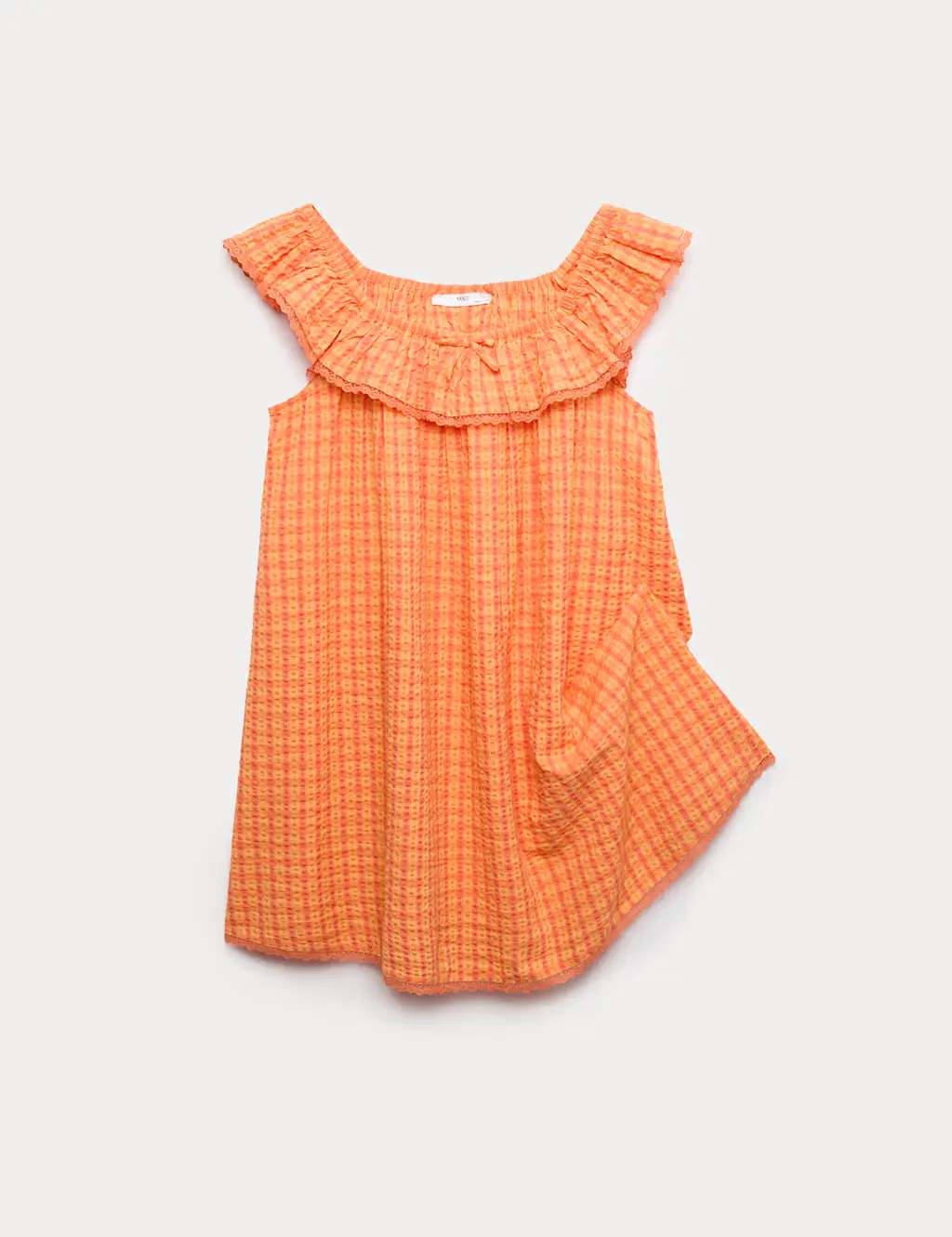 Gingham Check Baby Doll Dress