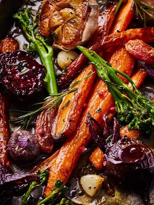 mixed roasted vegetables