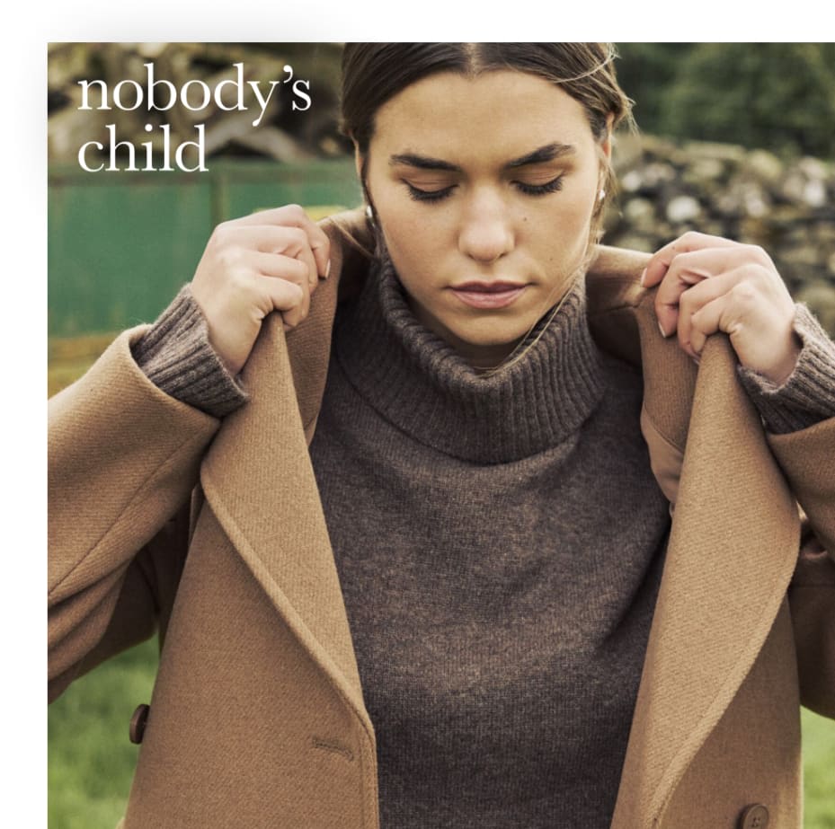 Women wearing Coats and Jackets from Nobody's Child