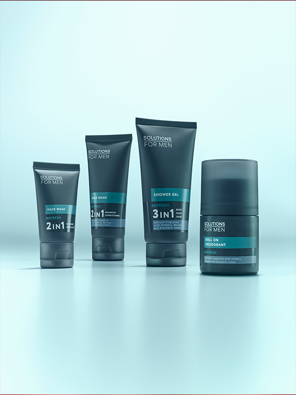 Men's skincare products