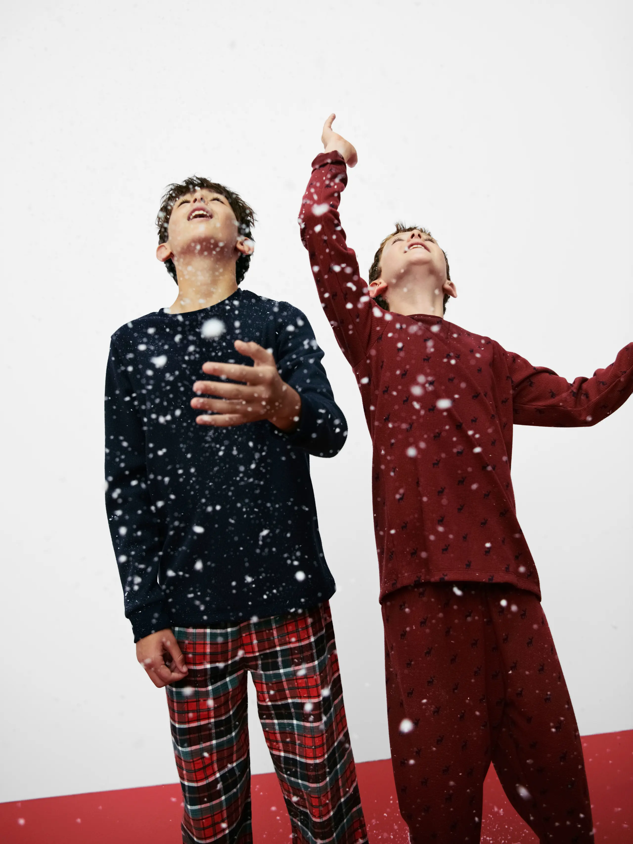 Image of two boys in pyjamas