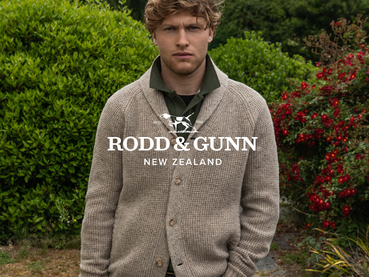 Man wearing Rodd & Gunn clothing