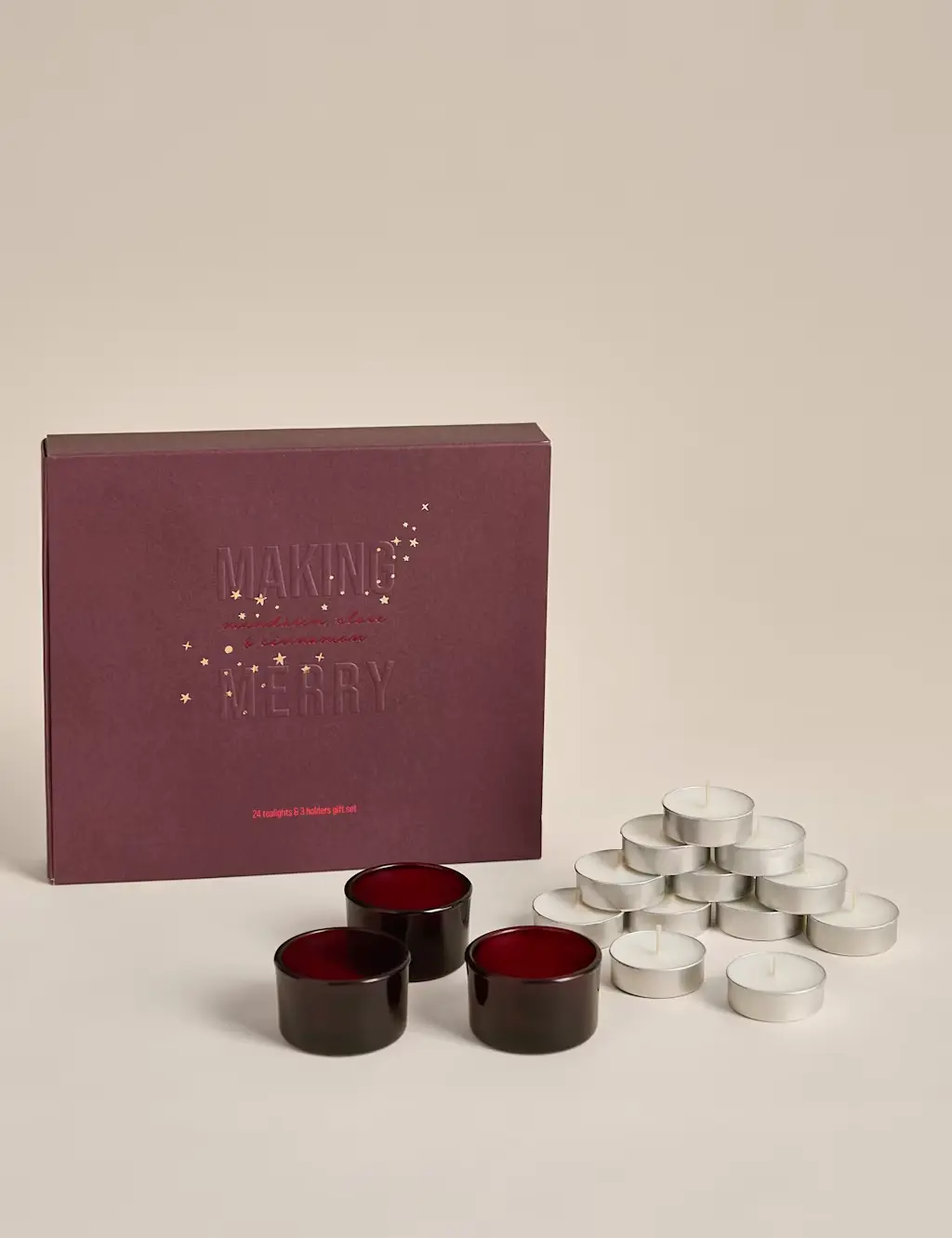 Mandarin Cinnamon & Clove Tealight Gift Set