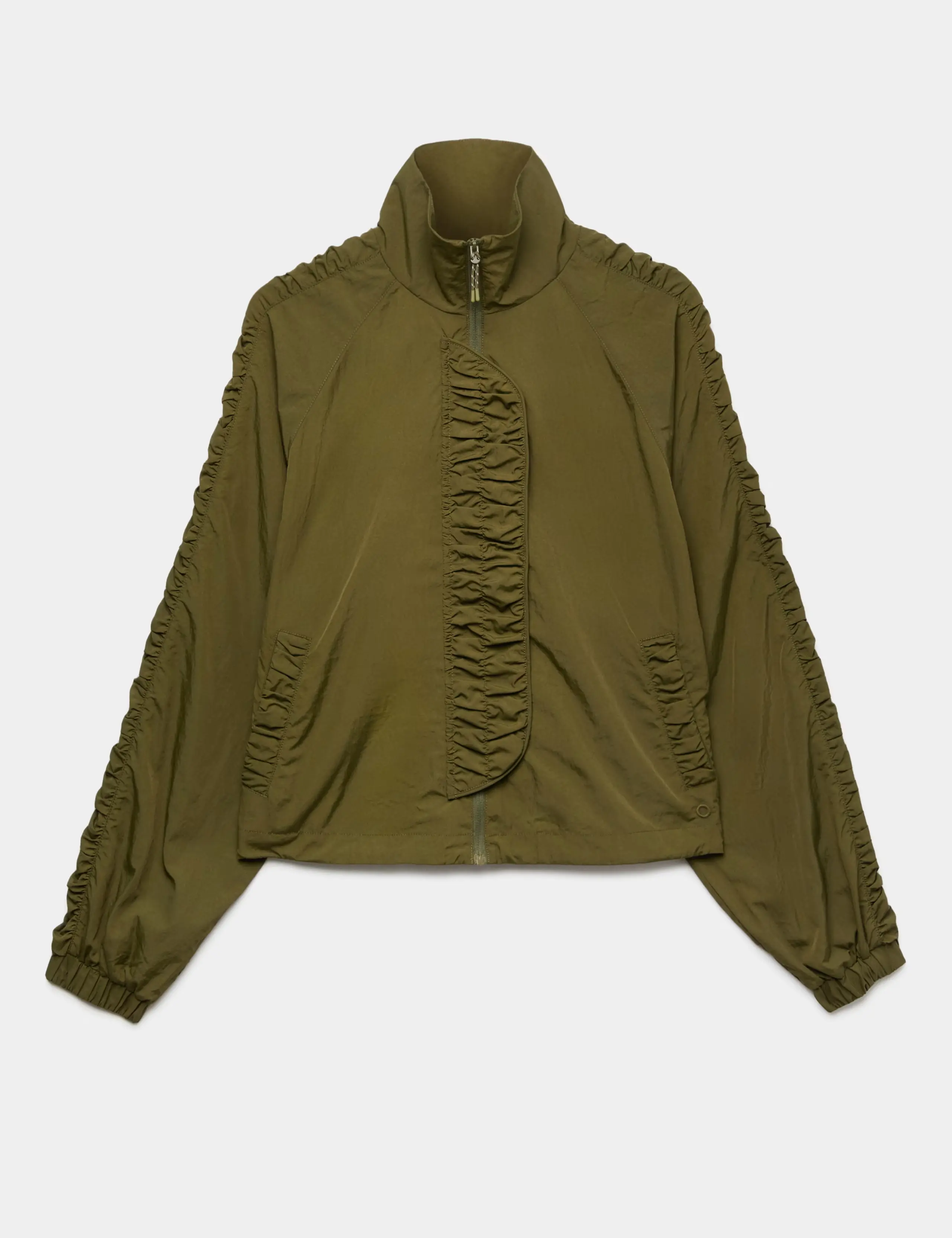 Stormwear™ Lightweight Funnel Neck Ruched Jacket
