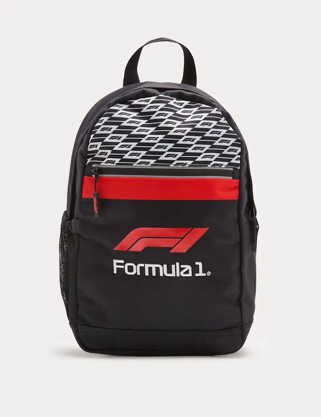Black and white backpack