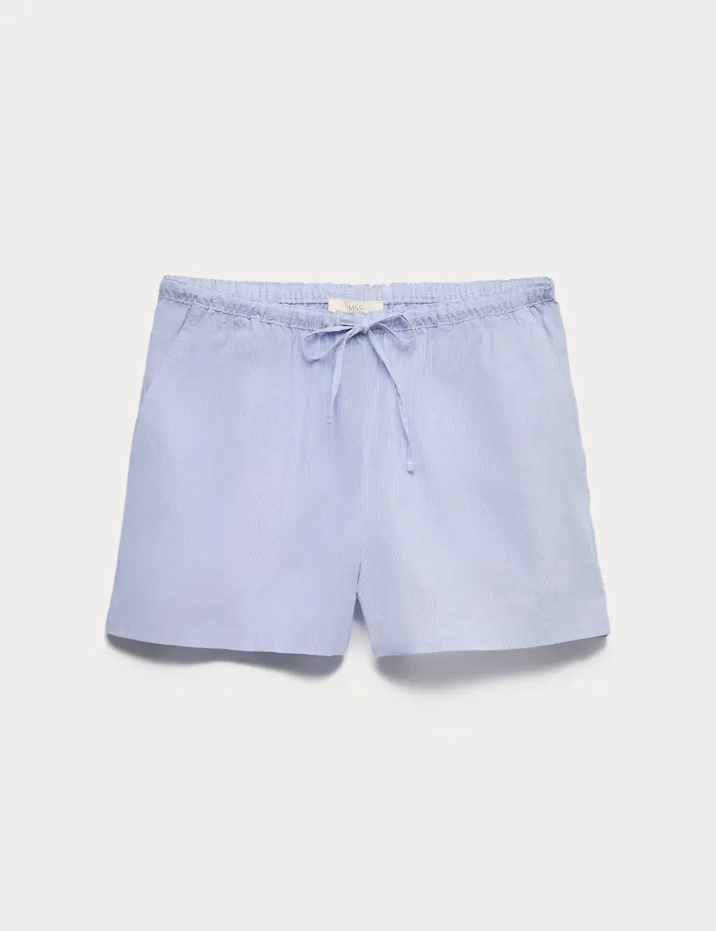Blue pyjama shorts