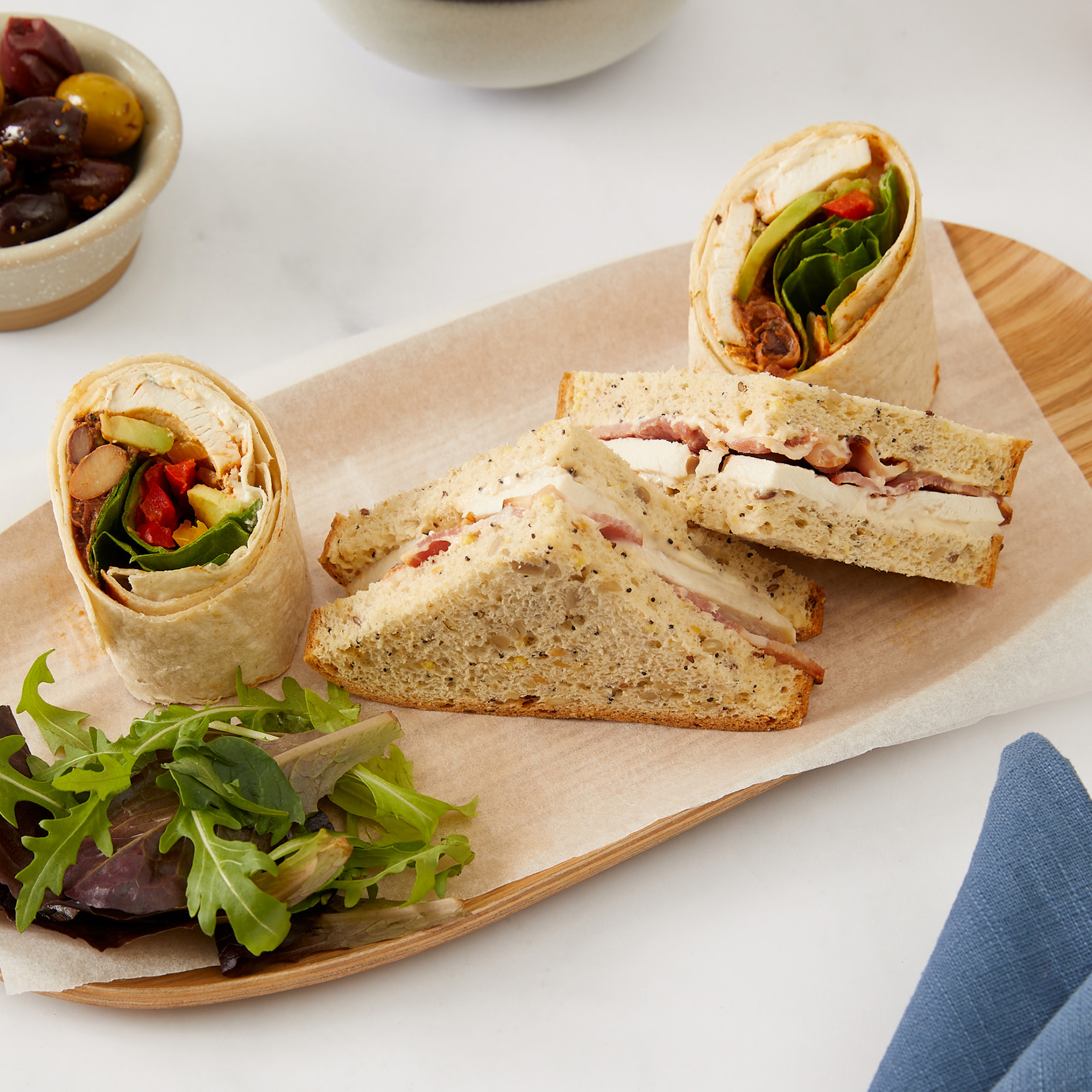 Sandwich and party food