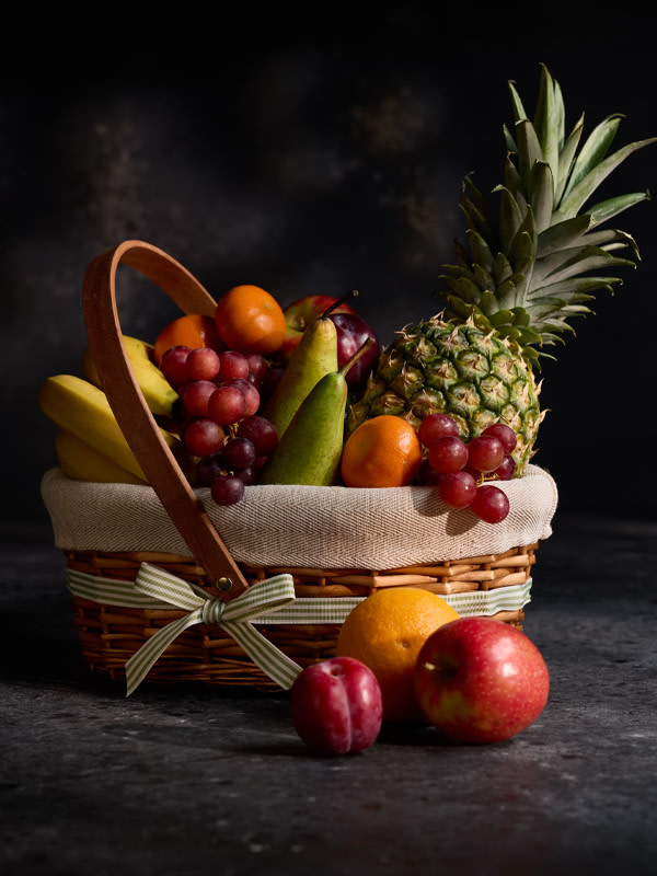 Basket full of fruit