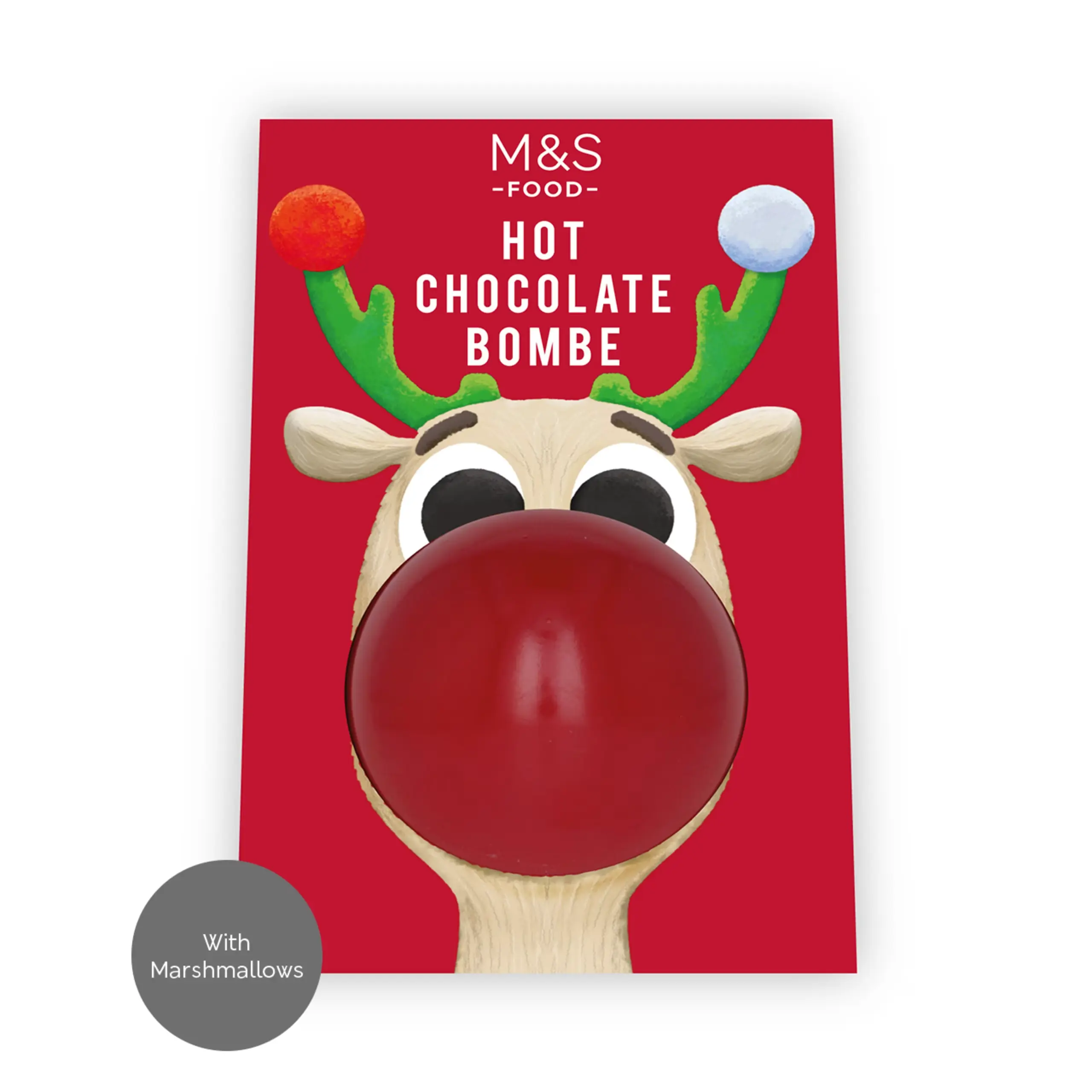 Reindeer Hot Chocolate Bombe
