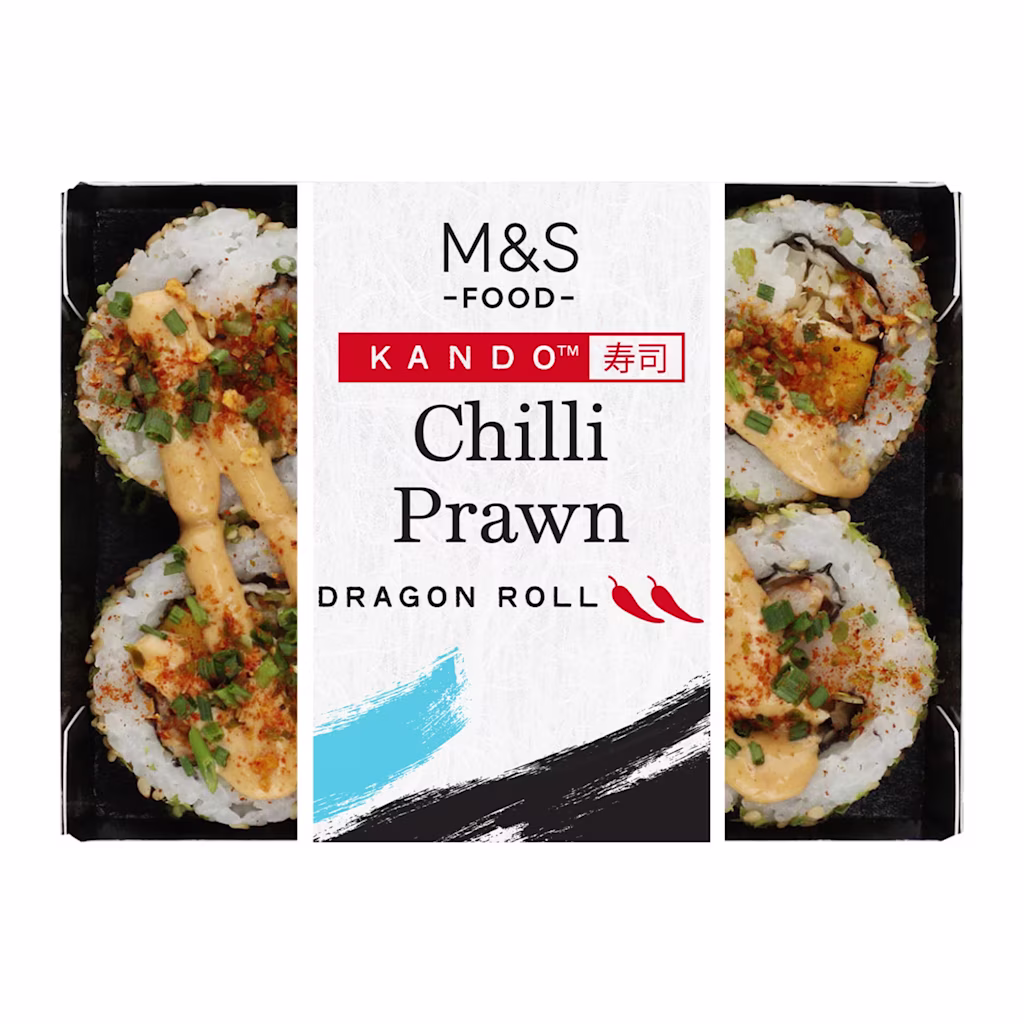 Chilli Prawn Dragon Roll
