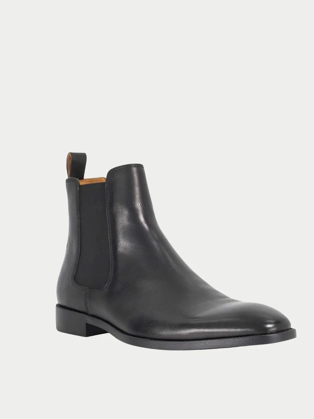 A cut out of a wide fit Dune Chelsea boot