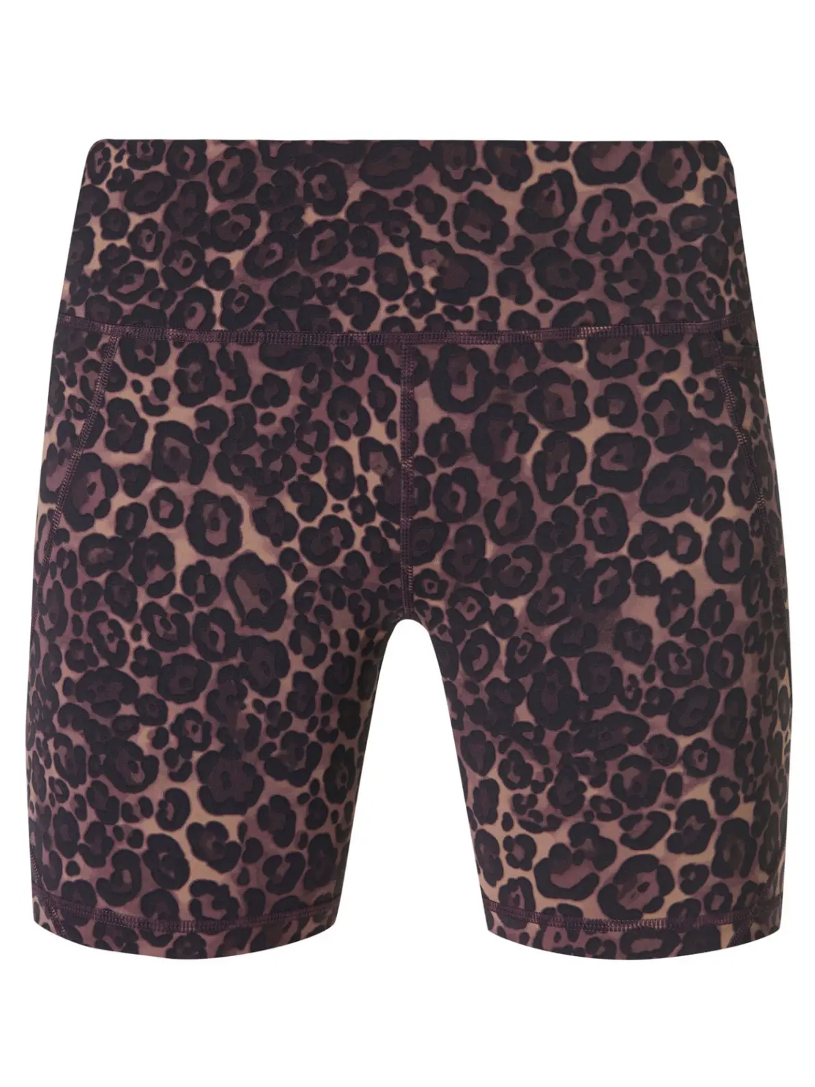 Image of leopard print sports shorts