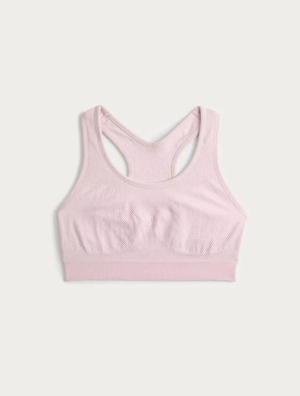 Pink sports bra