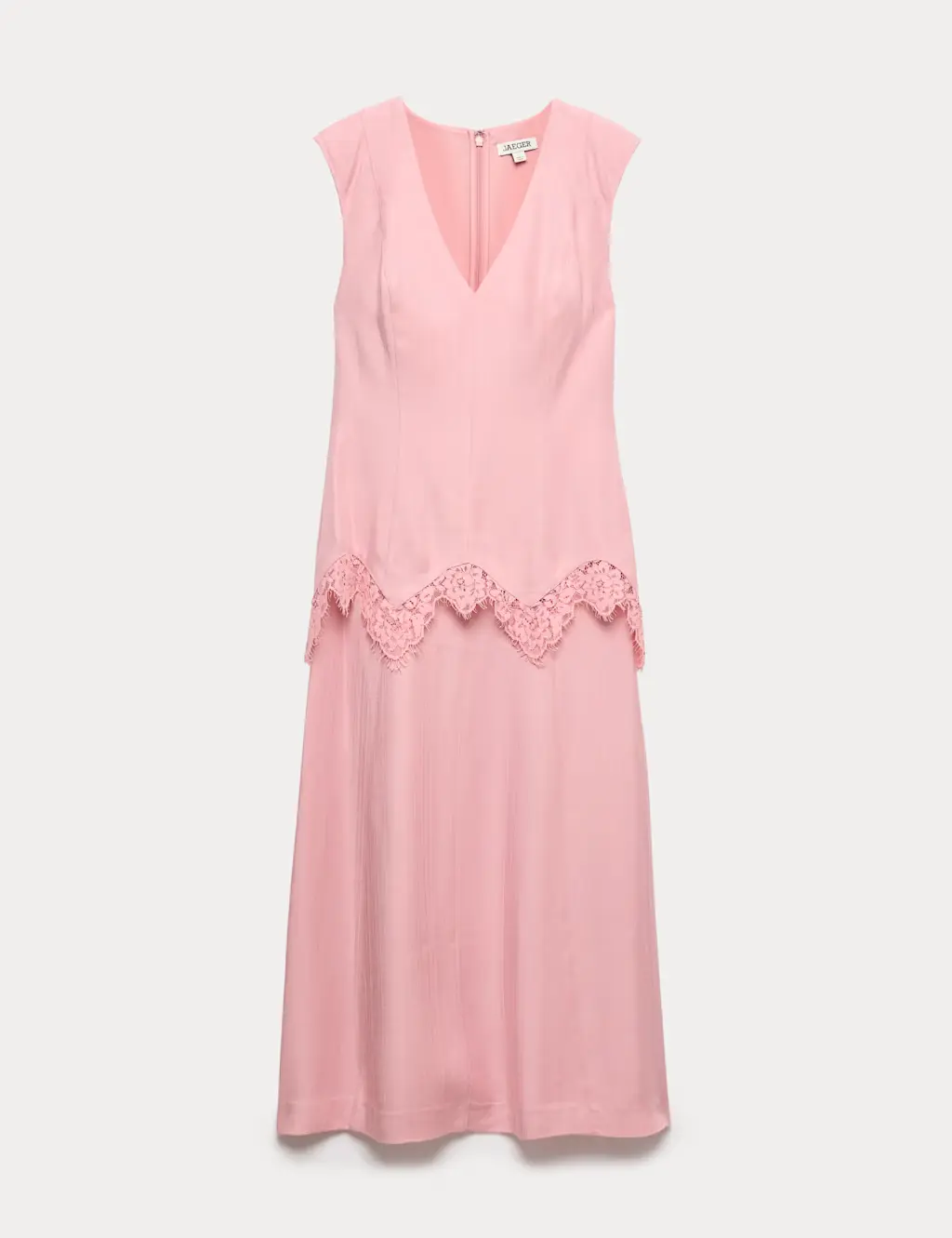 Pink lace dress