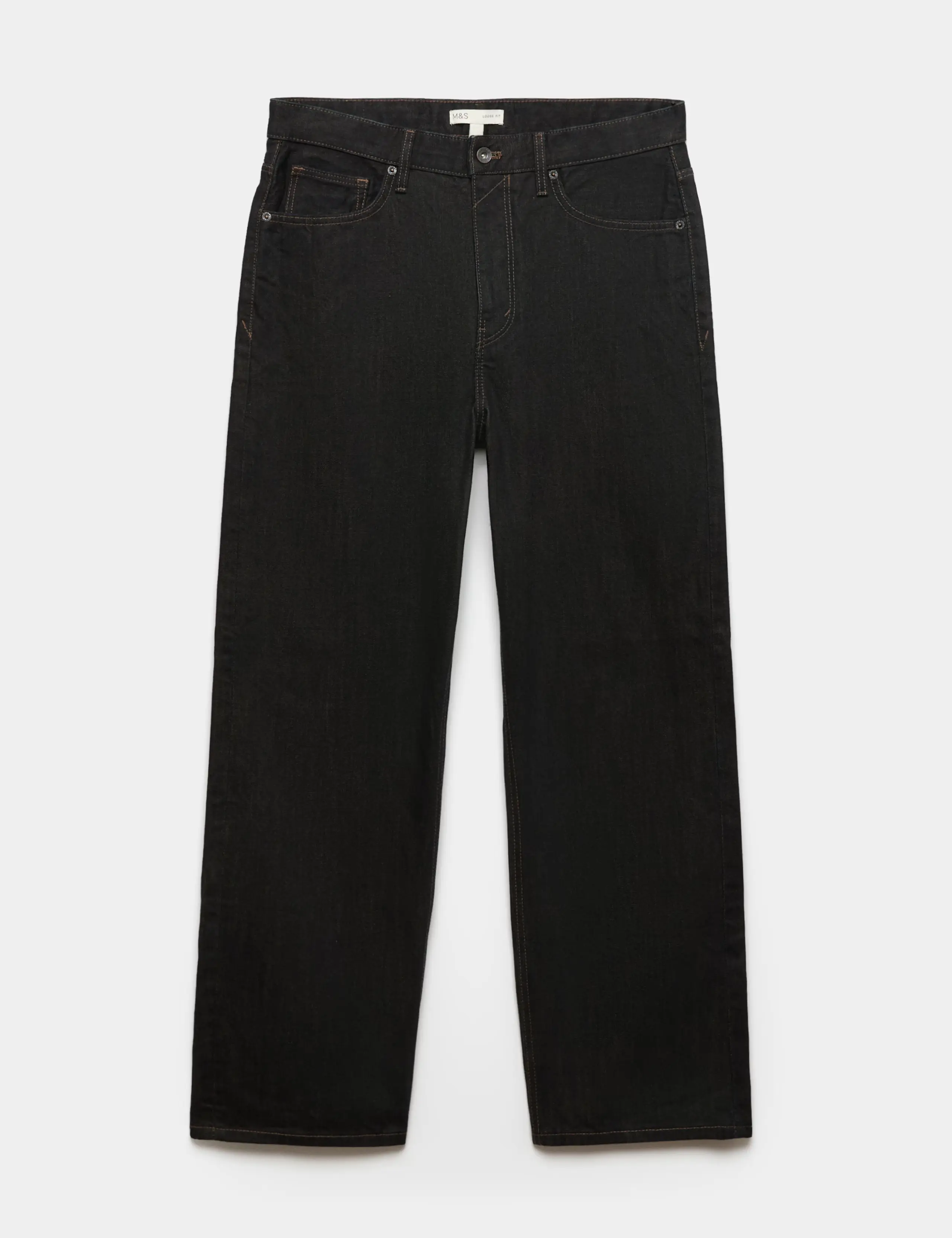 Authentic Loose Fit Rigid Denim Jeans