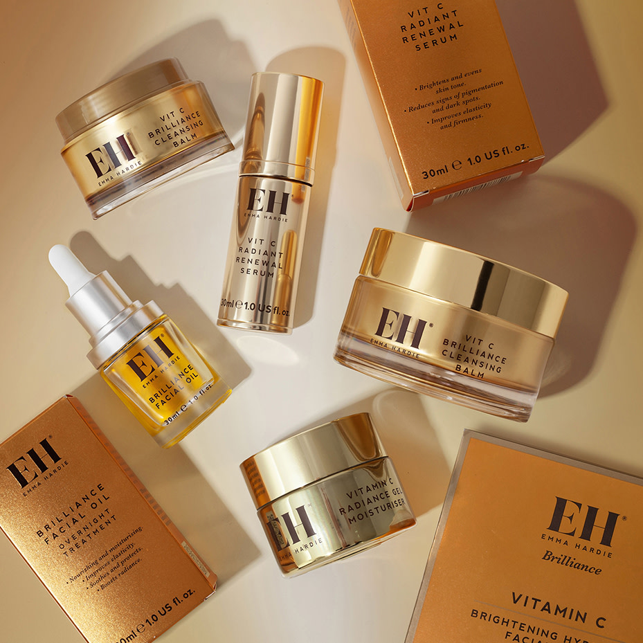 Selection of beauty products. Shop Skincare