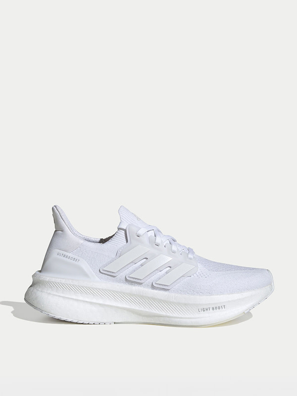 A pair of white trainers