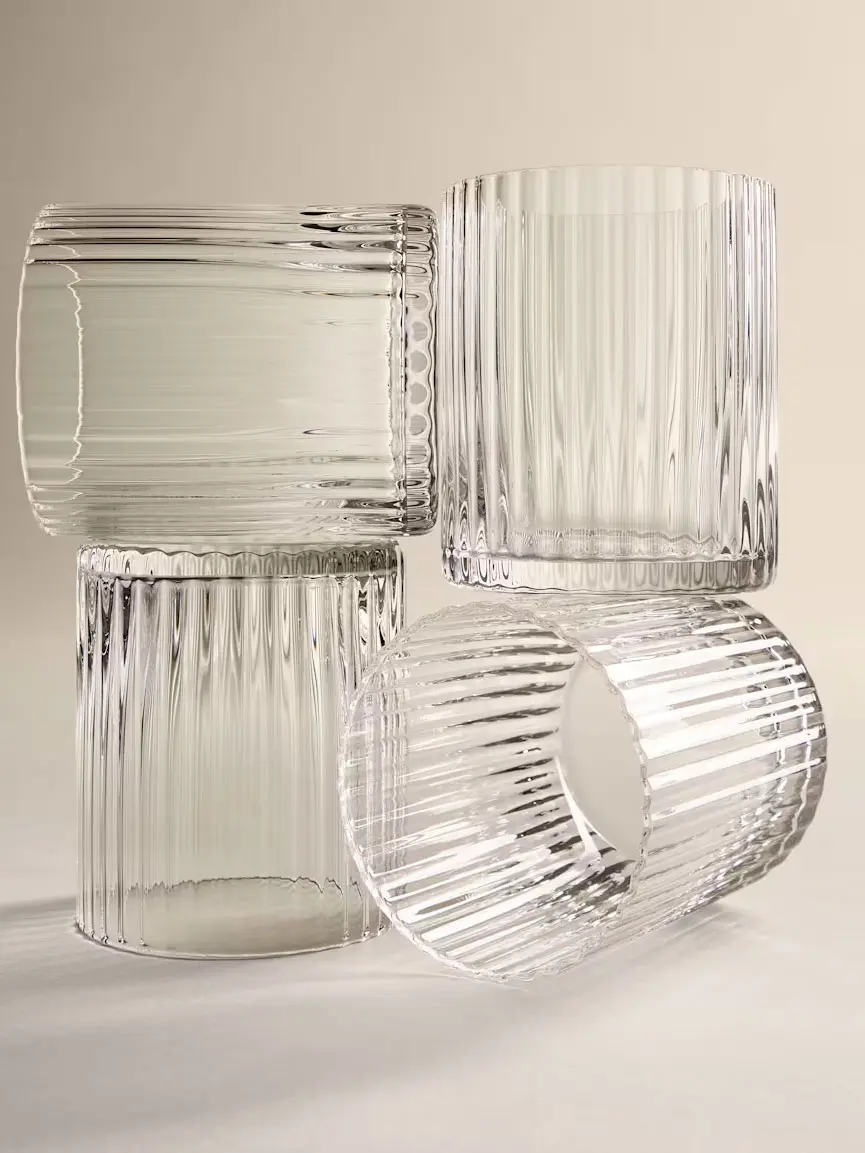 Four tumblers