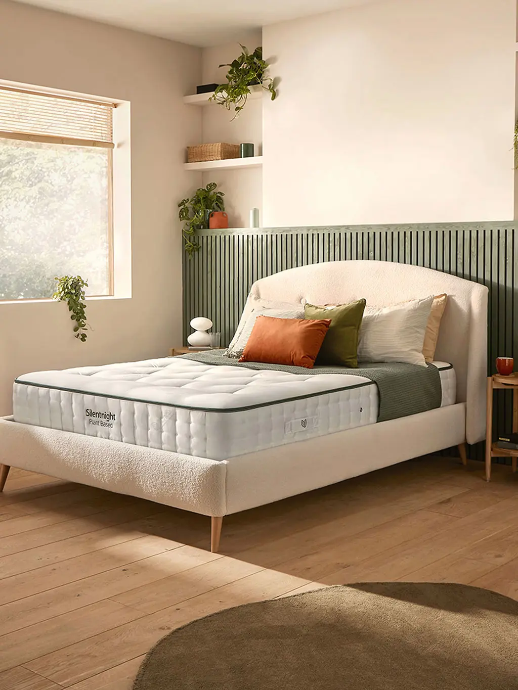 Mattress with neutral bedding