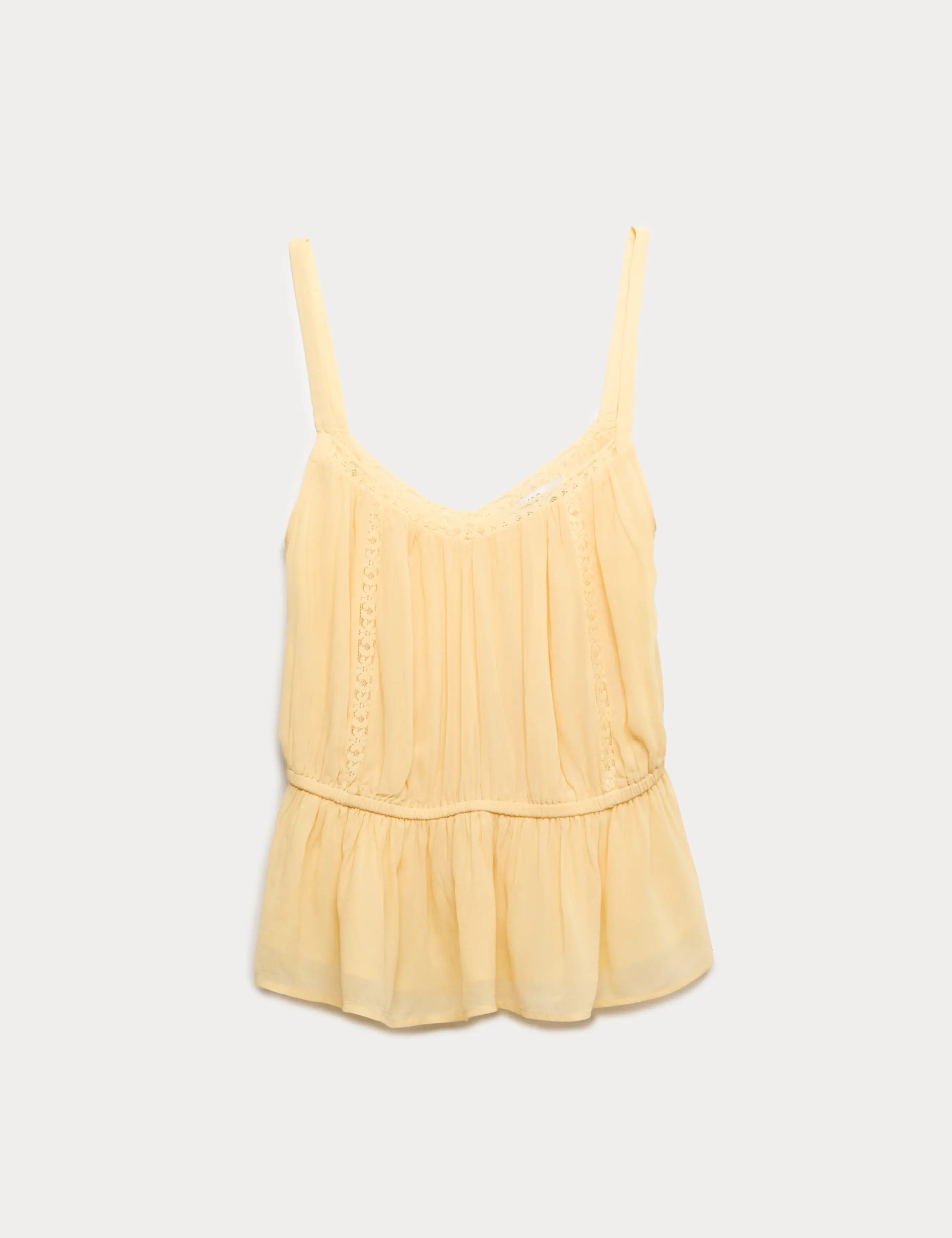Lace Insert Cami Top