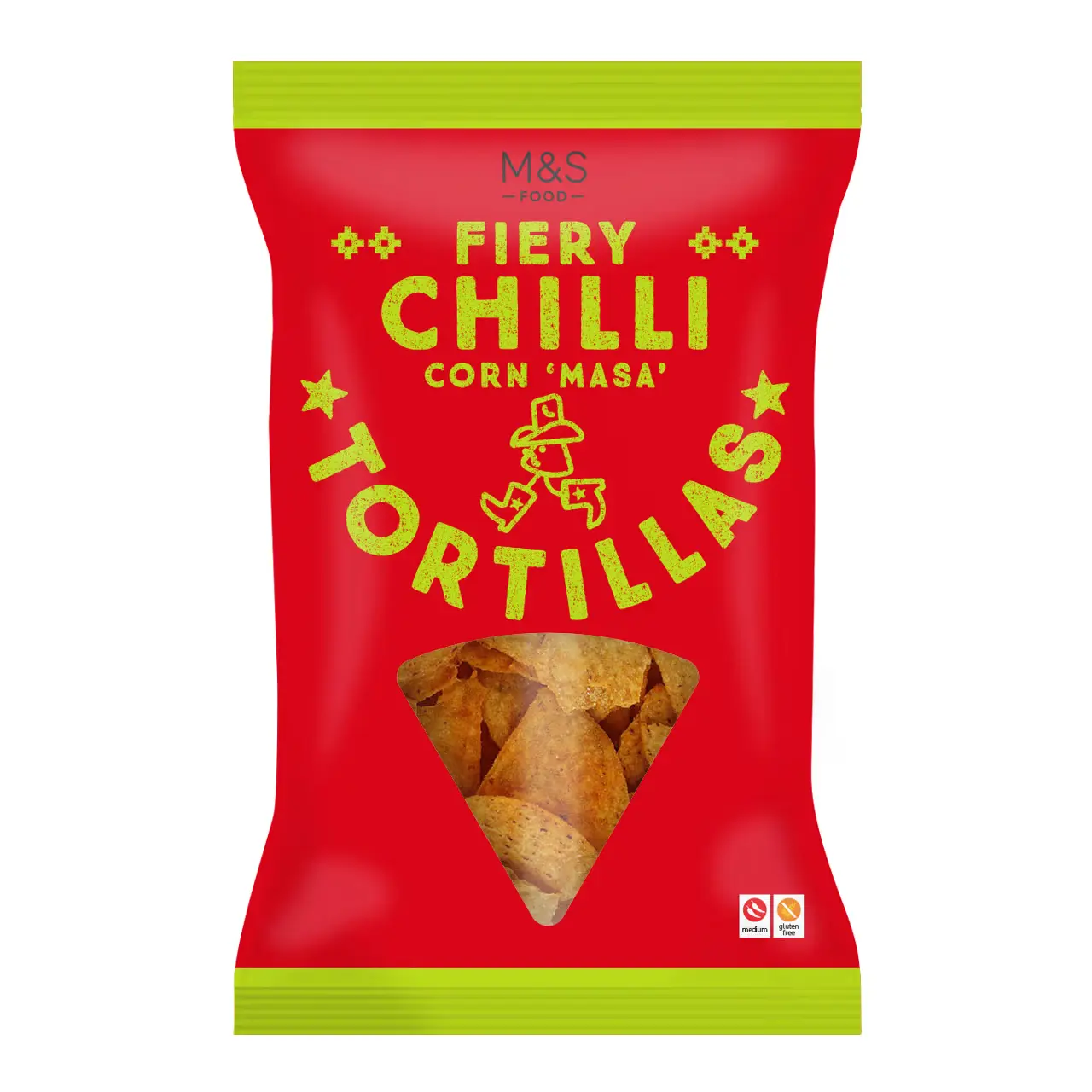Bag of firey chilli tortillas