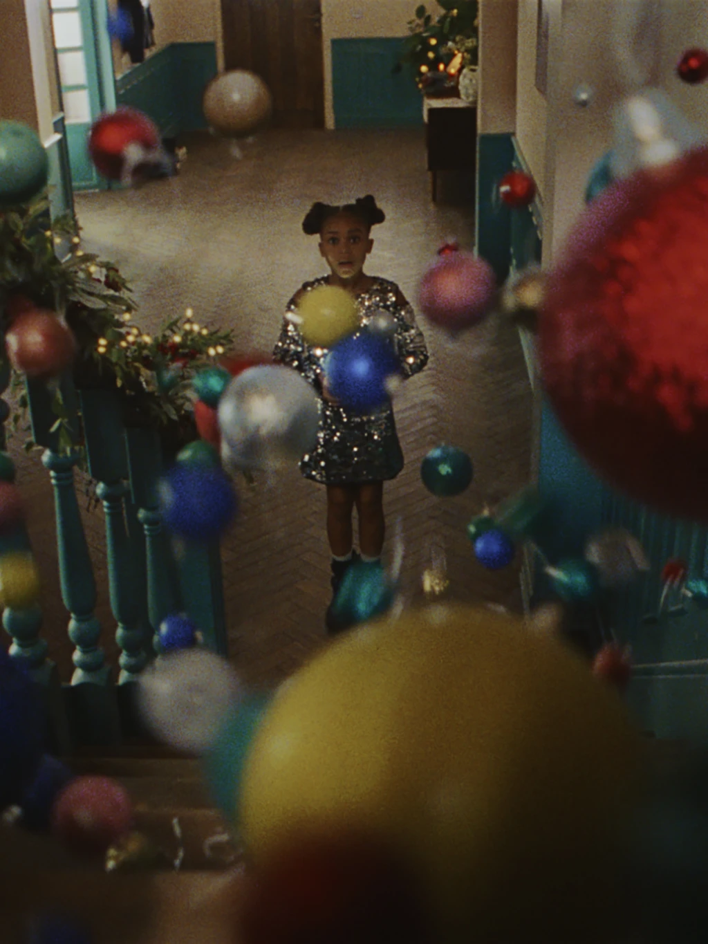 Men wearing clothing from the M&S Christmas TV advert