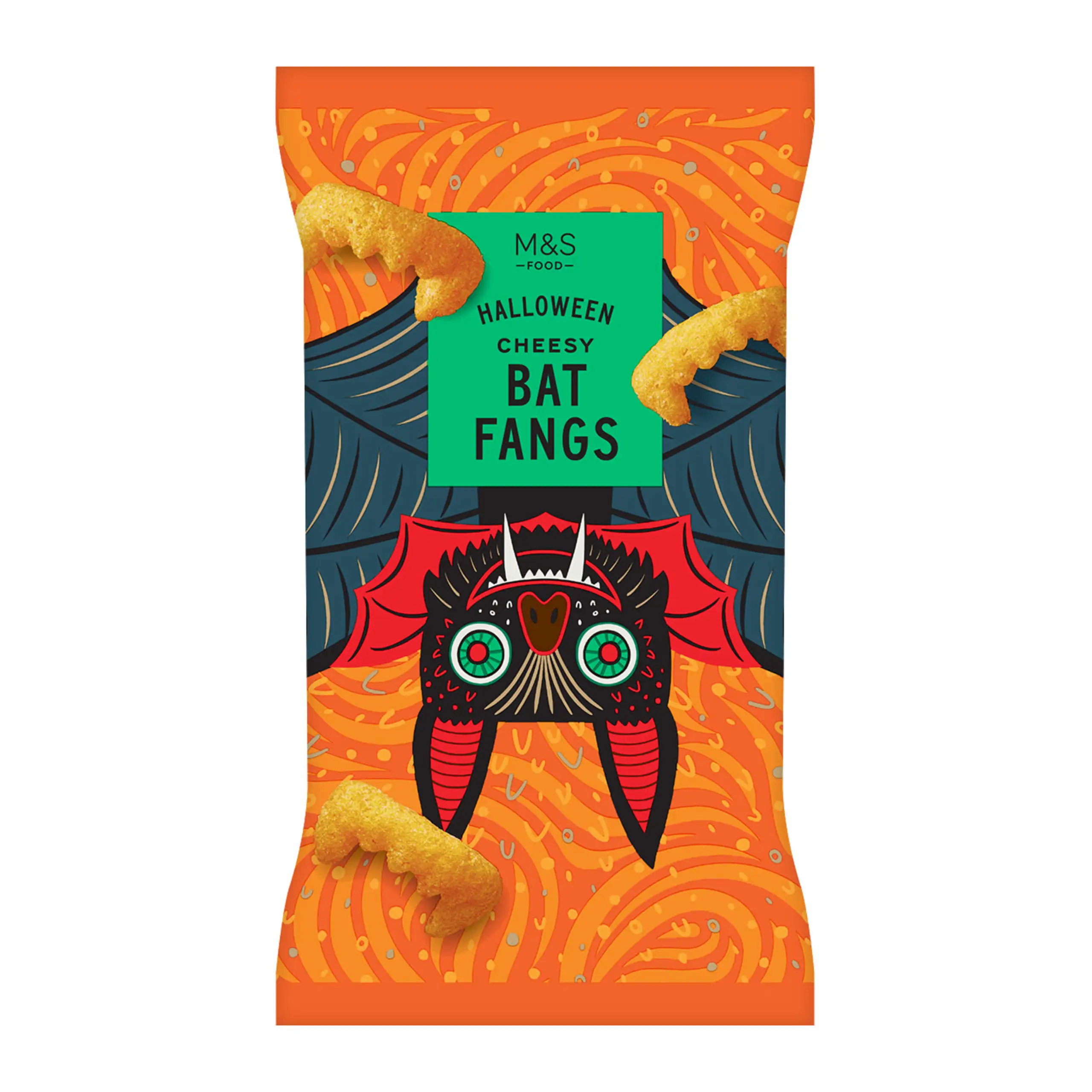 Halloween Cheesy Bat Fangs