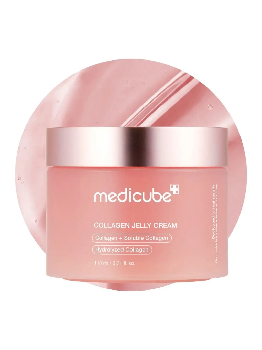 A jar of Medicube collagen jelly moisturiser