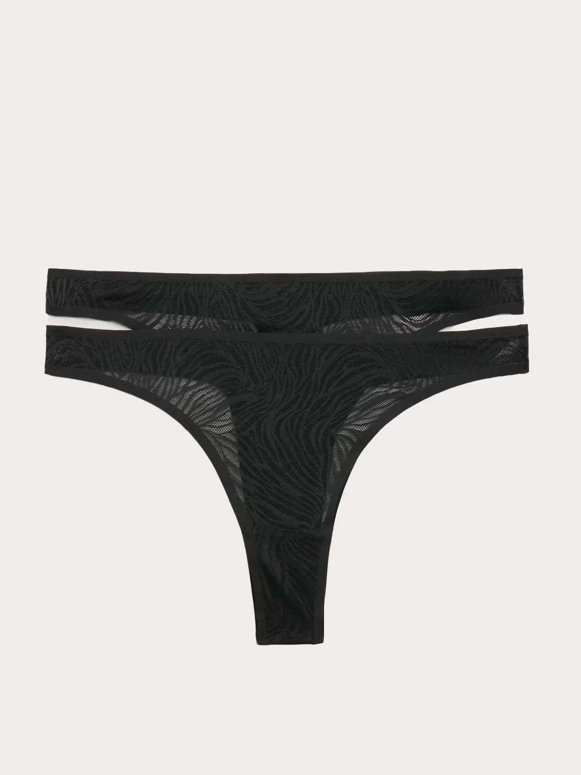 Black underwear in pack of two