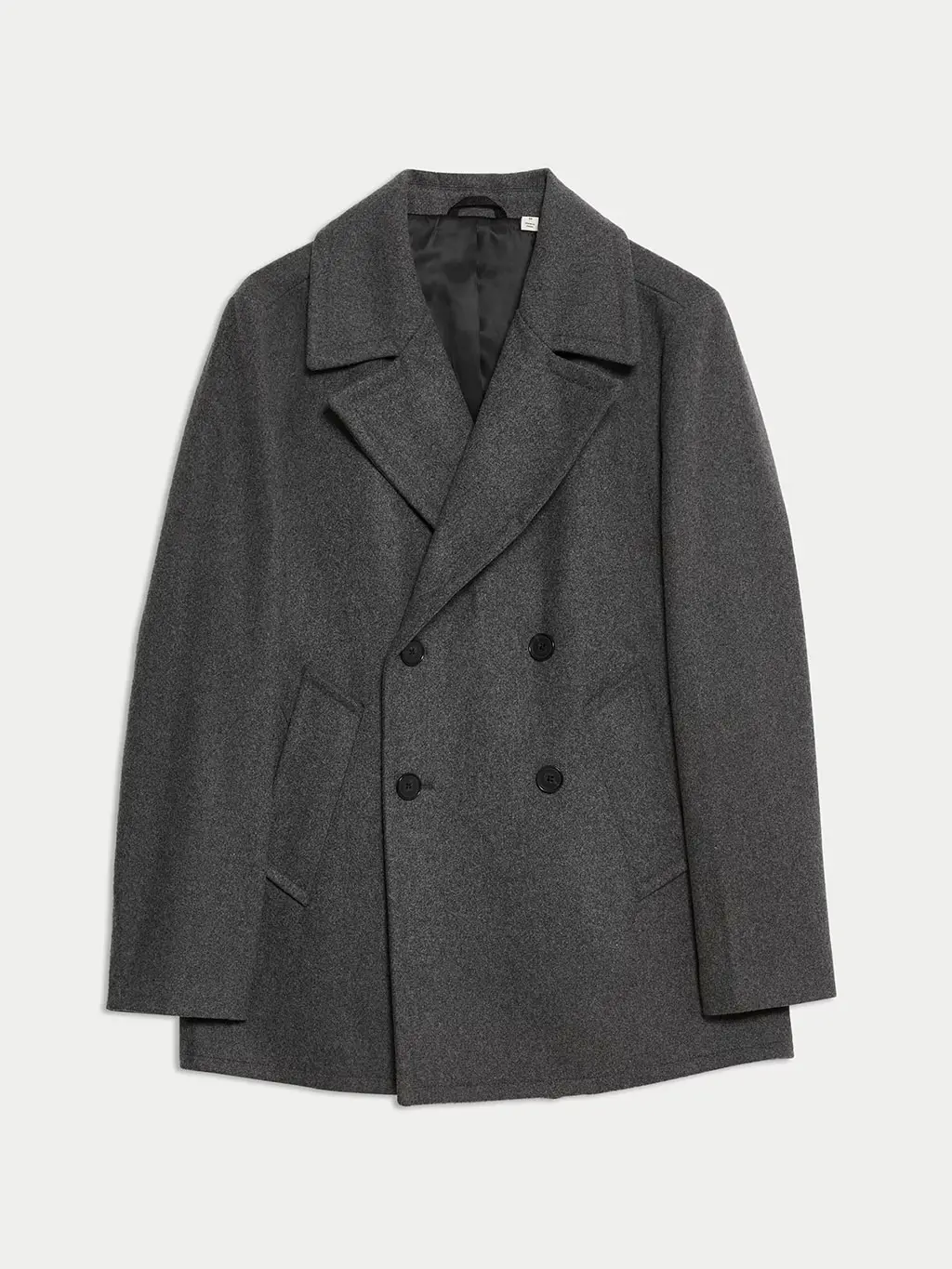 Grey pea coat