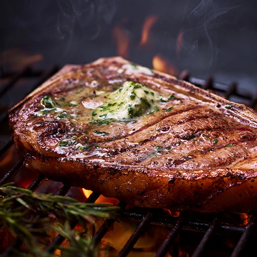 Grilled steak