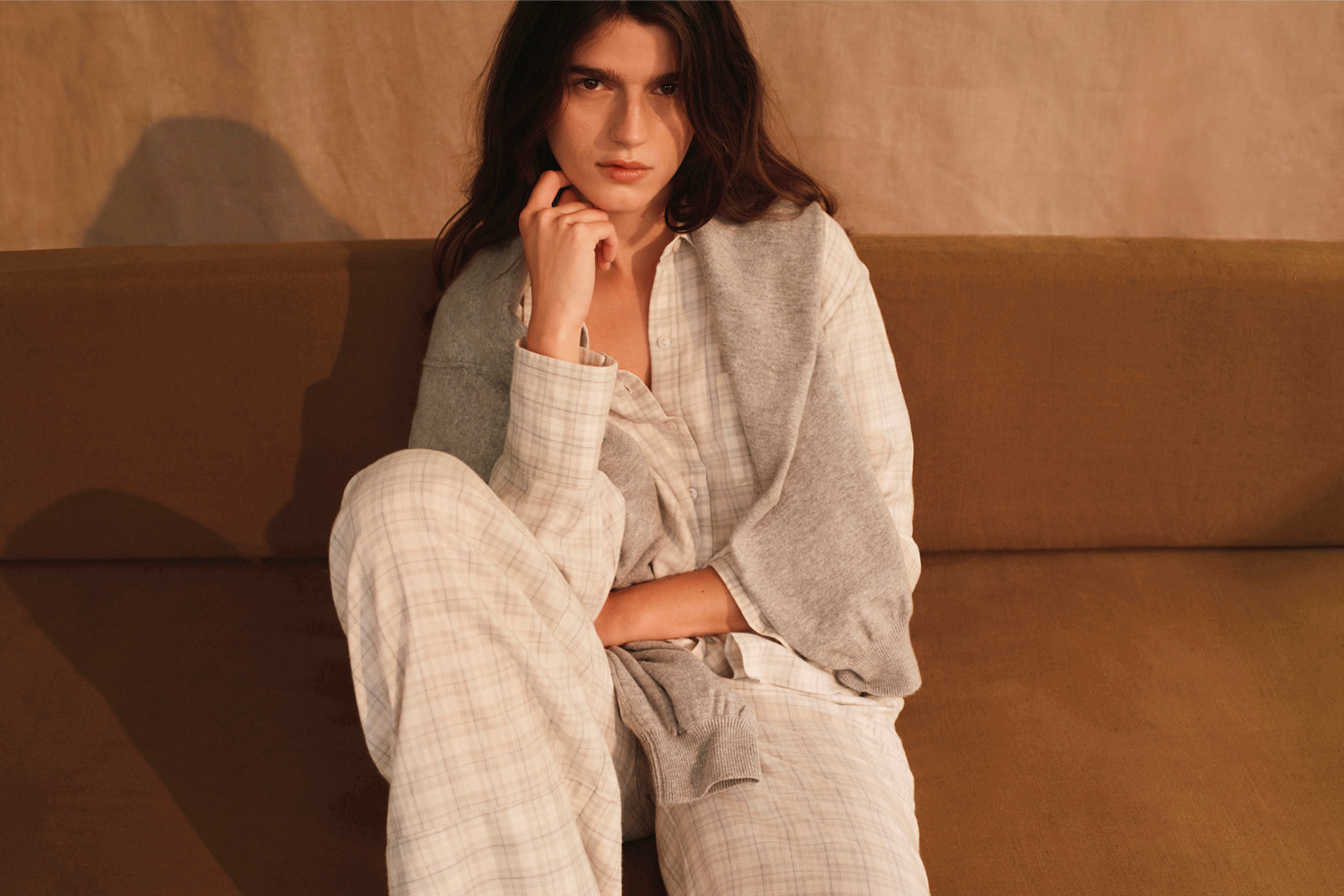 Woman wearing nightwear