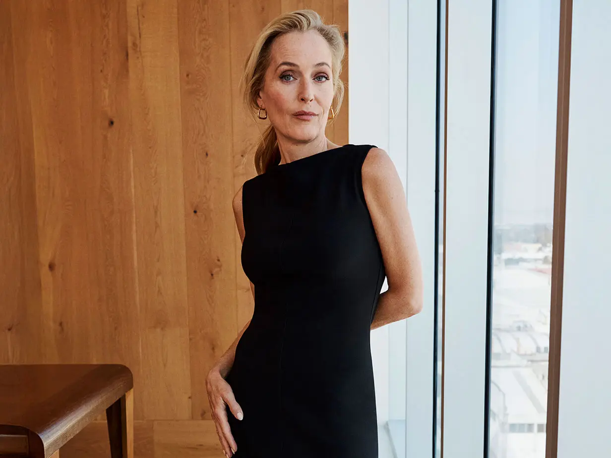 Gillian Anderson at M&S