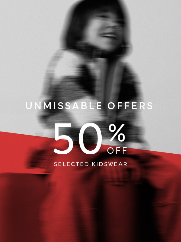 Up to 50% off selected Kidswear