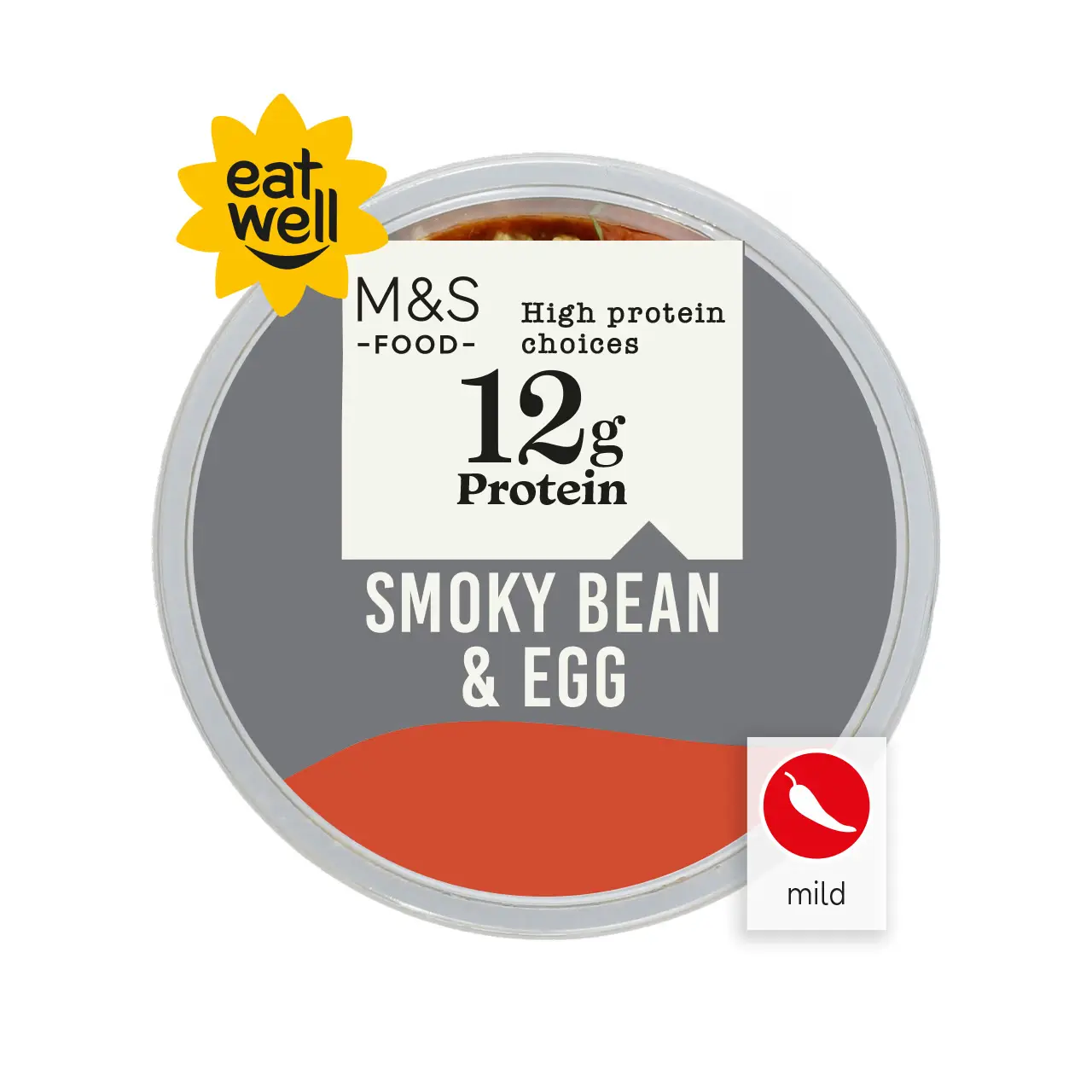High Protein Smoky Bean and Egg