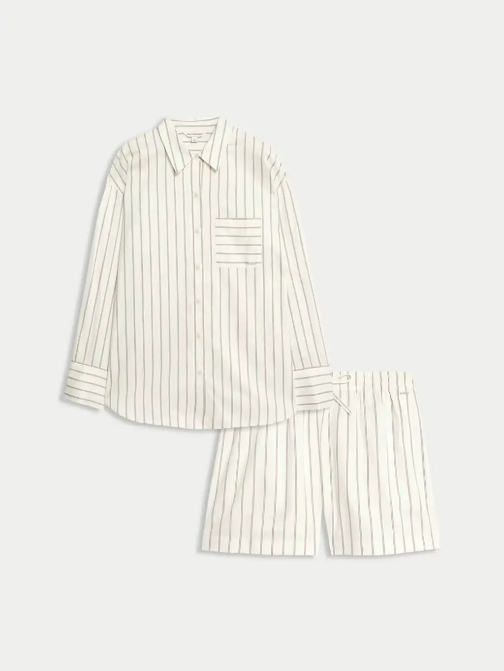 Striped cotton pyjama set