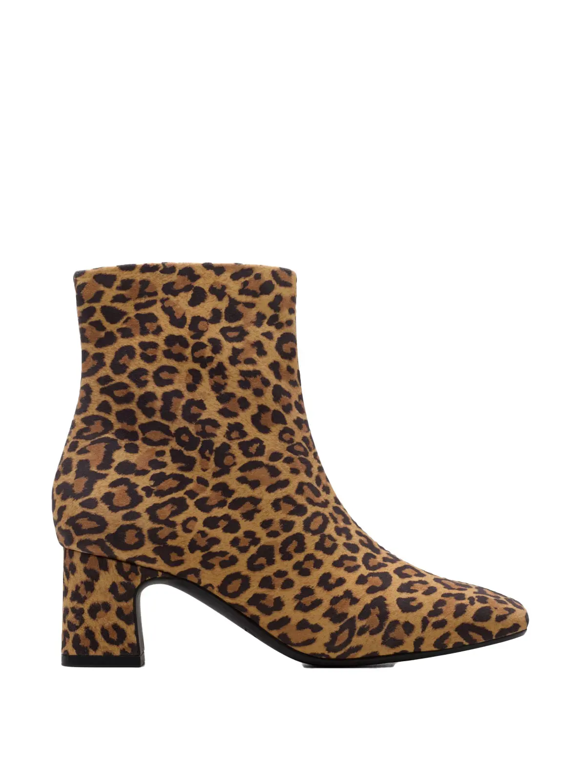 Leopard print ankle boot