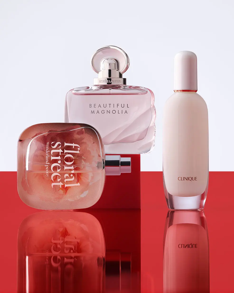 Floral street perfumes