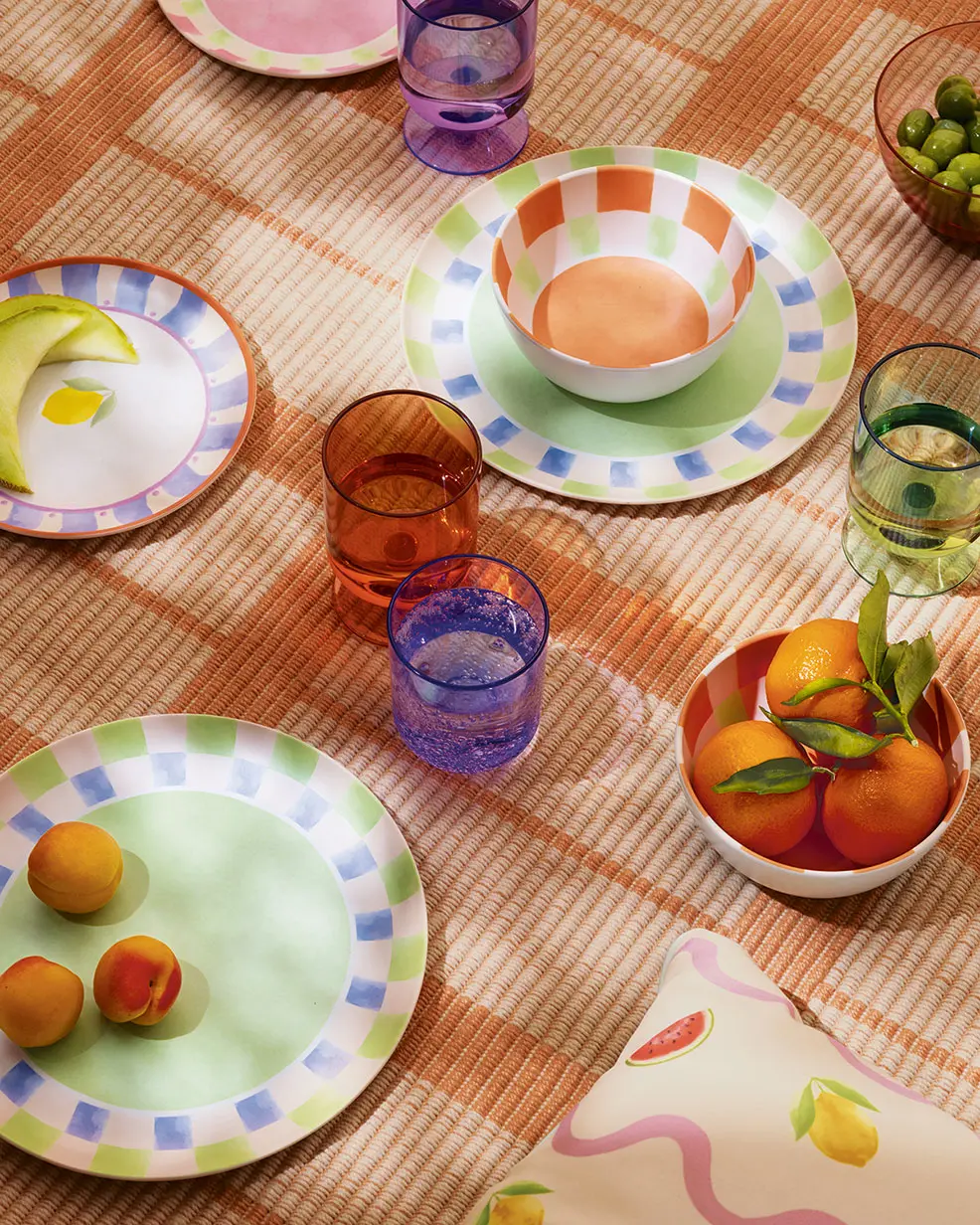 Bright picnicware at M&S