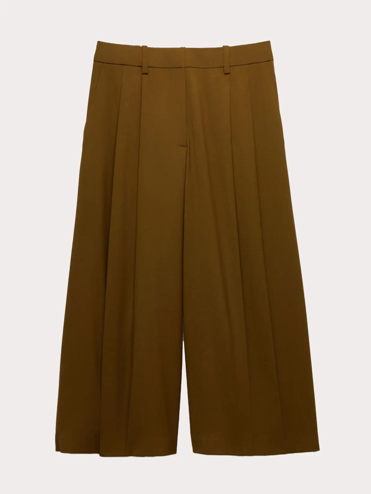 Brown culottes
