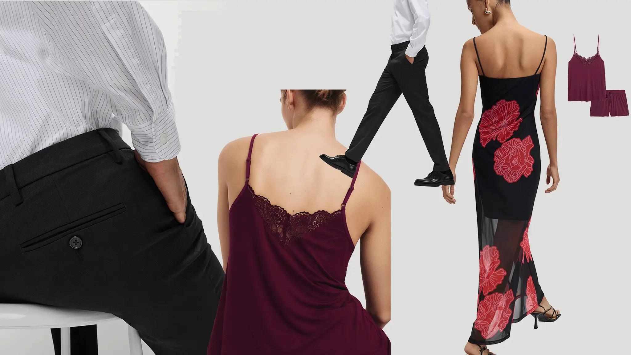 A GIF of M&S fashion items