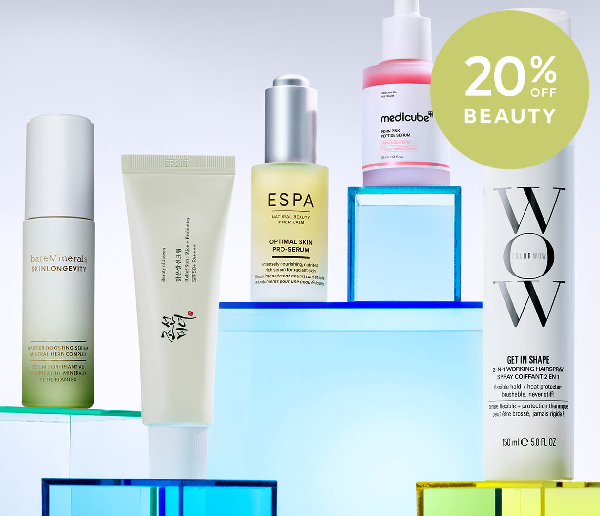 20% off iconic brands and new favourites