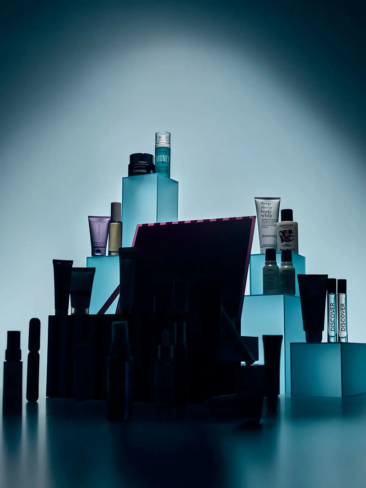 A teaser of the beauty products available in M&S's beauty advent calendar 2026