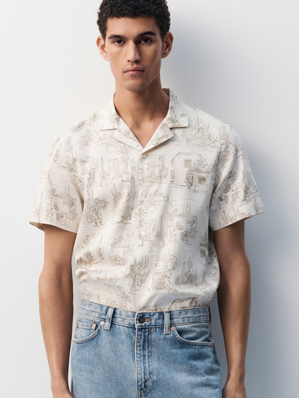 Man wearing casual shirt