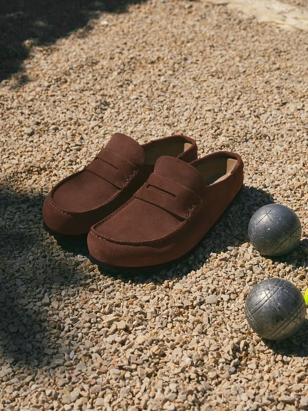 Brown Naples clogs